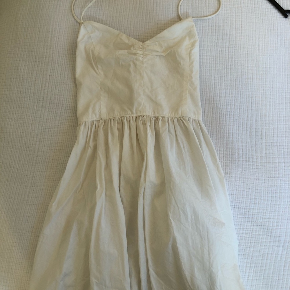 American apparel white dress